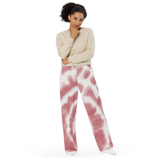 All-over print unisex wide-leg pants AZA FASHION 