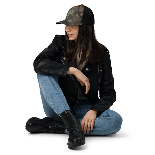 Camouflage trucker hat AZA FASHION 